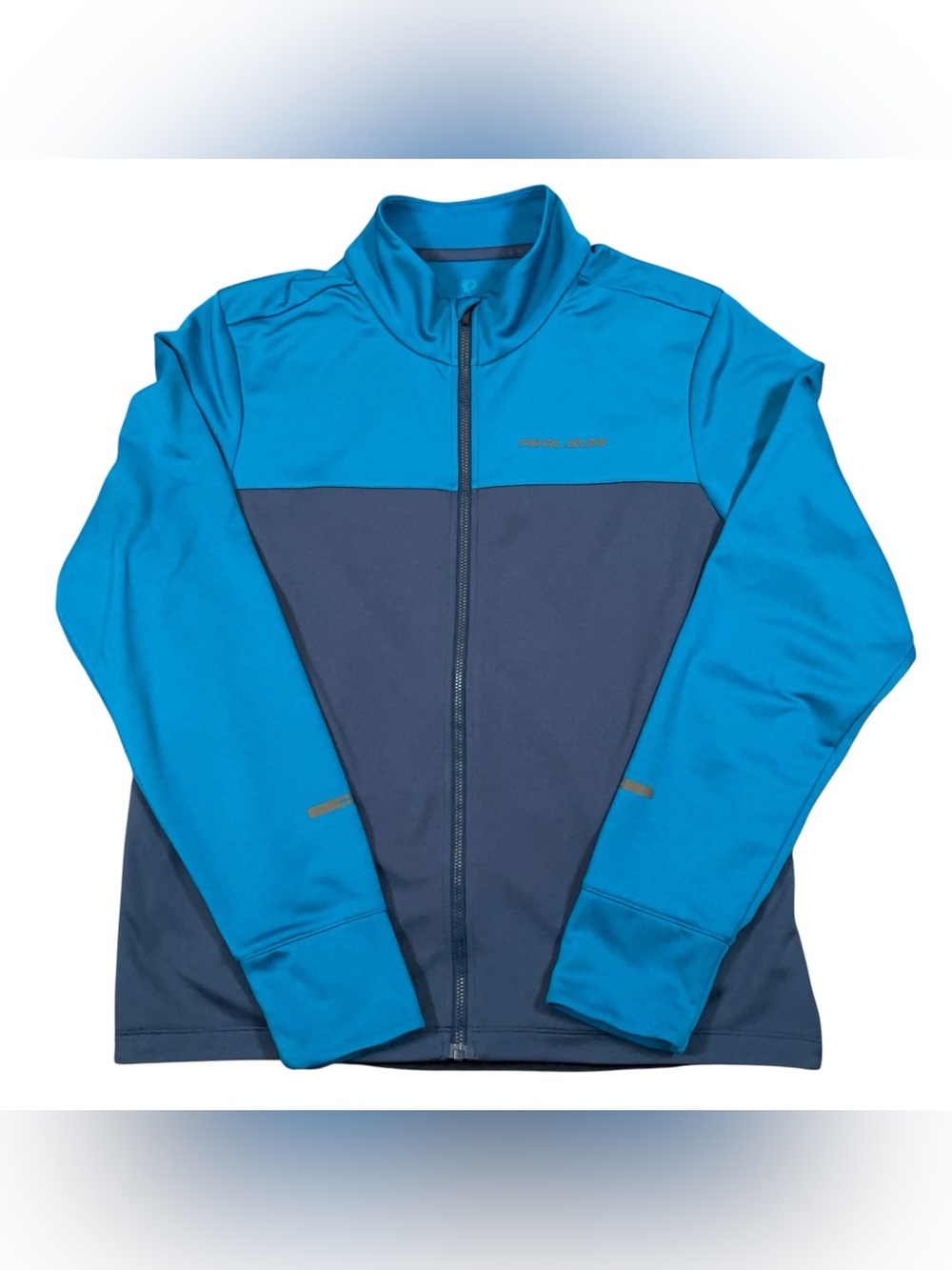 Pearl Izumi Quest Thermal Cycling Jersey Mens XL Blue Full Zip Jacket